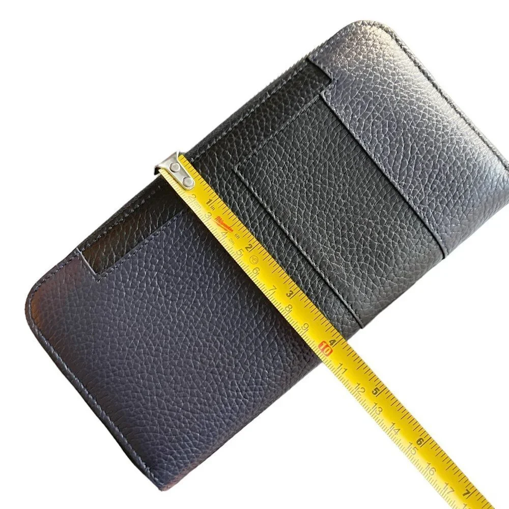 Tod's Italy‎ Blue Zip Continental Wallet Black T-panel, XAMTTTA0400FFX178L